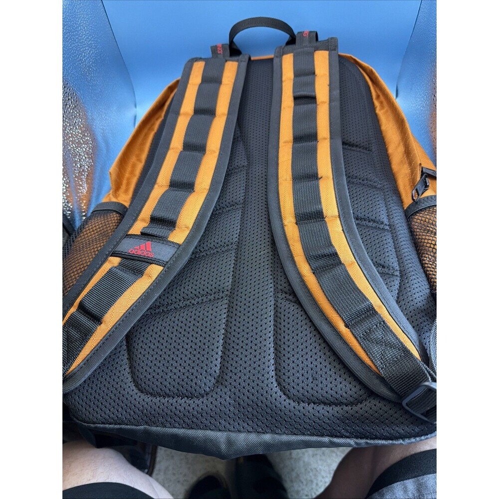Adidas Ultimate Backpack, New With Tag, Black/orange, Retail Price $70 - Picture 4 of 6